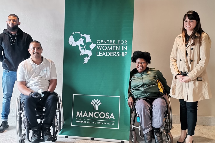 MANCOSA donates specialised wheelchair to Gold Medalist Zanele Situ