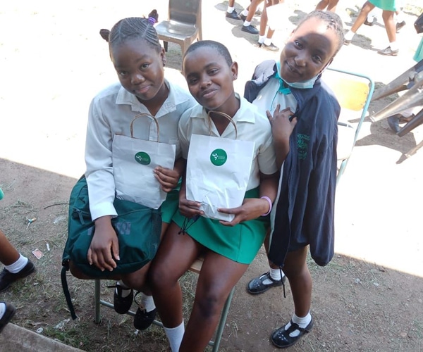 MANCOSA supports KZN high school with donation of sanitary wear packs