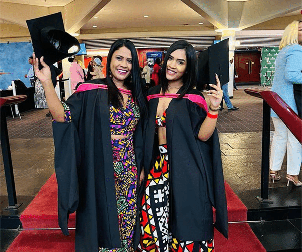 Mother-daughter duo graduate with MANCOSA degrees